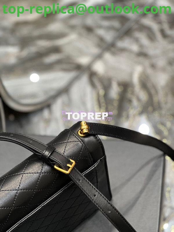 Replica YSL Saint Laurent Gaby Mini Satchel In Quilted Lambskin 685574 Black 8 Replica YSL Saint Laurent Gaby Mini Satchel In Quilted Lambskin 685574 Black 8
