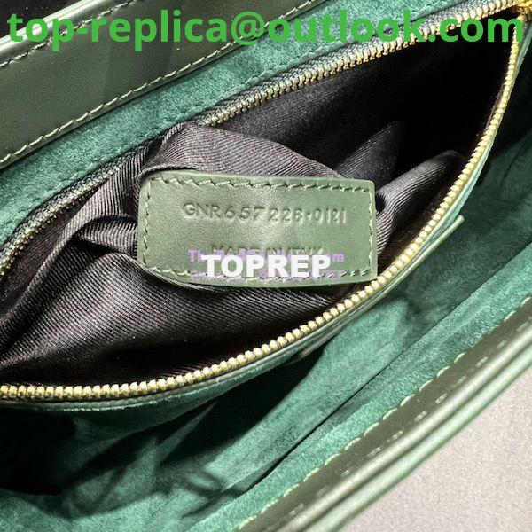 Replica YSL Saint Laurent Le 5 à 7 hobo bag in Vert Fonce calfskin Smooth leather 9 Replica YSL Saint Laurent Le 5 à 7 hobo bag in Vert Fonce calfskin Smooth leather 9
