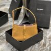 Replica YSL Saint Laurent Le 5 à 7 hobo bag in Vert Fonce calfskin Smooth leather 11