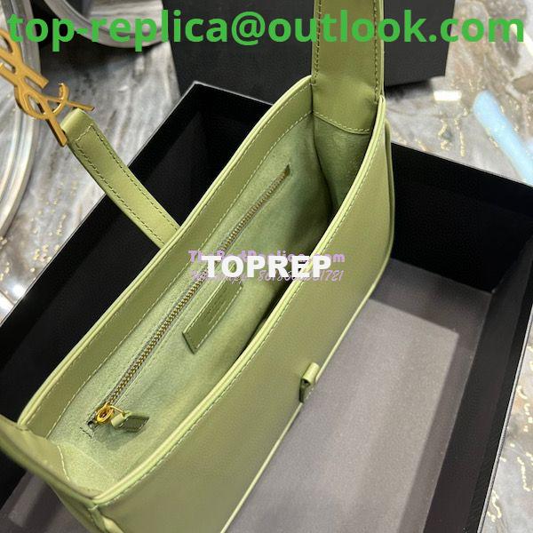 Replica YSL Saint Laurent Le 5 à 7 hobo bag in Pistache calfskin Smooth leather 8 Replica YSL Saint Laurent Le 5 à 7 hobo bag in Pistache calfskin Smooth leather 8