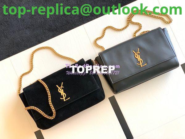 Replica YSL Saint Laurent Kate Medium Reversible In Suede And Smooth Leather 553804 Black 3 Replica YSL Saint Laurent Kate Medium Reversible In Suede And Smooth Leather 553804 Black 3