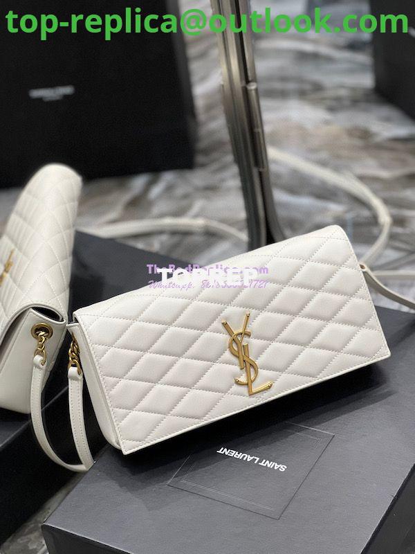 Replica YSL Saint Laurent Kate 99 Supple In Quilted Lambskin White 676628 Replica YSL Saint Laurent Kate 99 Supple In Quilted Lambskin White 676628