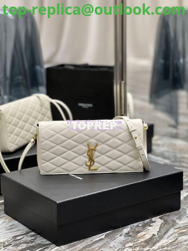 Replica YSL Saint Laurent Kate 99 Supple In Quilted Lambskin White 676628 2 Replica YSL Saint Laurent Kate 99 Supple In Quilted Lambskin White 676628 2