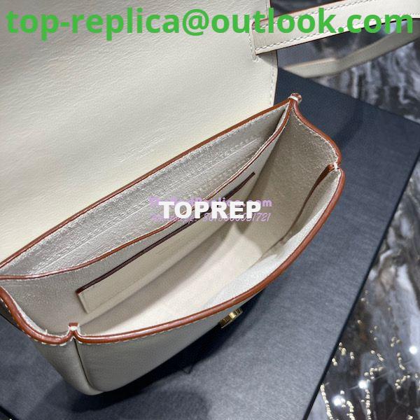 Replica Saint Laurent YSL Kaia Satchel In Smooth Vintage Leather 619740 Milk 8 Replica Saint Laurent YSL Kaia Satchel In Smooth Vintage Leather 619740 Milk 8