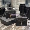 Replica YSL Saint Laurent Medium Kate Bag In Brown Suede And Black Crocodile-embossed Leather Reversible 553804 13 Replica YSL Saint Laurent Medium Kate Bag In Brown Suede And Black Crocodile-embossed Leather Reversible 553804 13