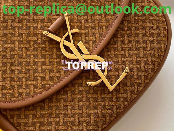 Replica Saint Laurent YSL Kaia Satchel In Print Suede 619740 Brun 5 Replica Saint Laurent YSL Kaia Satchel In Print Suede 619740 Brun 5