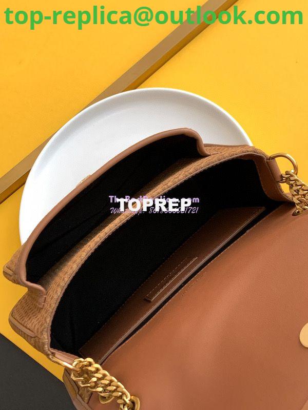 Replica YSL Saint Laurent Niki Woven Print Suede Small Medium Shoulder Bag 633158 Brun 8 Replica YSL Saint Laurent Niki Woven Print Suede Small Medium Shoulder Bag 633158 Brun 8