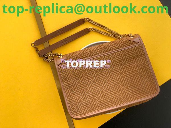 Replica YSL Saint Laurent Niki Woven Print Suede Small Medium Shoulder Bag 633158 Brun 14 Replica YSL Saint Laurent Niki Woven Print Suede Small Medium Shoulder Bag 633158 Brun 14