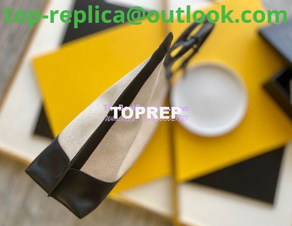 Replica YSL Saint Laurent Shopping Tag Cabas Linen Tote Bag 619757 6 Replica YSL Saint Laurent Shopping Tag Cabas Linen Tote Bag 619757 6