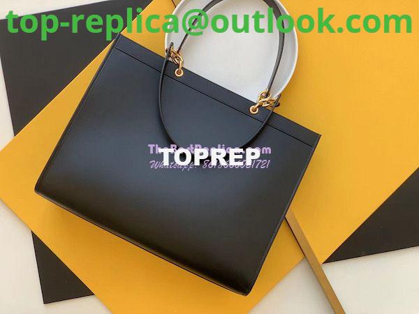 Replica YSL Saint Laurent Maillon Cabas Calfskin Leather Tote 669593 Black 4 Replica YSL Saint Laurent Maillon Cabas Calfskin Leather Tote 669593 Black 4