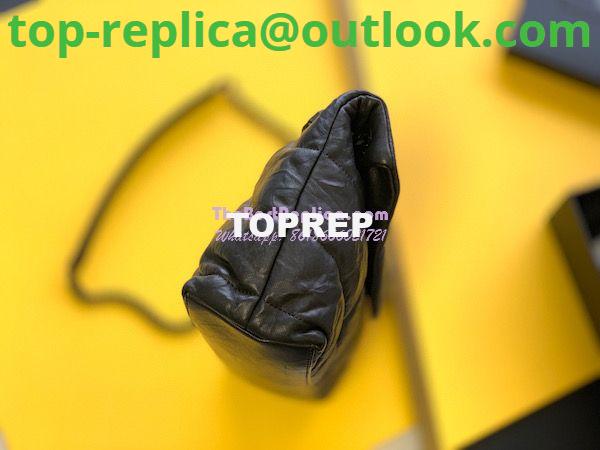 Replica Saint Laurent YSL Puffer Small Bag In Quilted Wrinkled Matte Leather 577476 Black 3 Replica Saint Laurent YSL Puffer Small Bag In Quilted Wrinkled Matte Leather 577476 Black 3