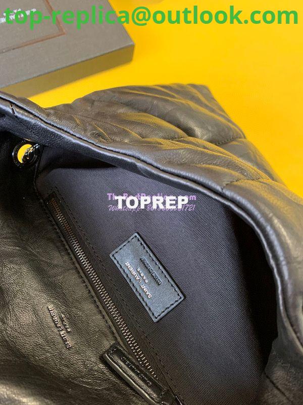 Replica Saint Laurent YSL Puffer Small Bag In Quilted Wrinkled Matte Leather 577476 Black 6 Replica Saint Laurent YSL Puffer Small Bag In Quilted Wrinkled Matte Leather 577476 Black 6