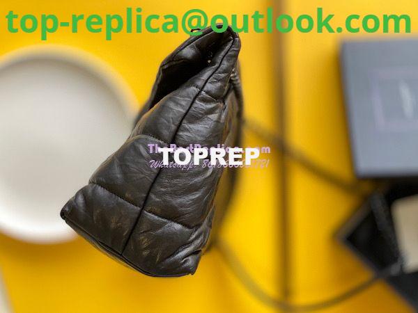 Replica Saint Laurent YSL Puffer Medium Bag In Quilted Wrinkled Matte Leather 5774751 Black 3 Replica Saint Laurent YSL Puffer Medium Bag In Quilted Wrinkled Matte Leather 5774751 Black 3