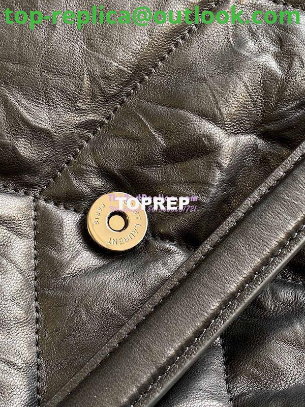 Replica Saint Laurent YSL Puffer Medium Bag In Quilted Wrinkled Matte Leather 5774751 Black 6 Replica Saint Laurent YSL Puffer Medium Bag In Quilted Wrinkled Matte Leather 5774751 Black 6