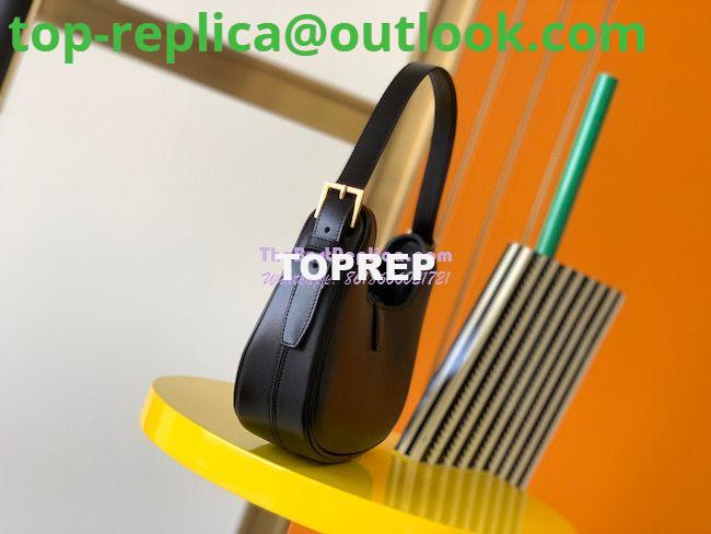 Replica YSL Saint Laurent Le Fermoir Hobo Bag In Shiny Leather 672615 Black 3 Replica YSL Saint Laurent Le Fermoir Hobo Bag In Shiny Leather 672615 Black 3