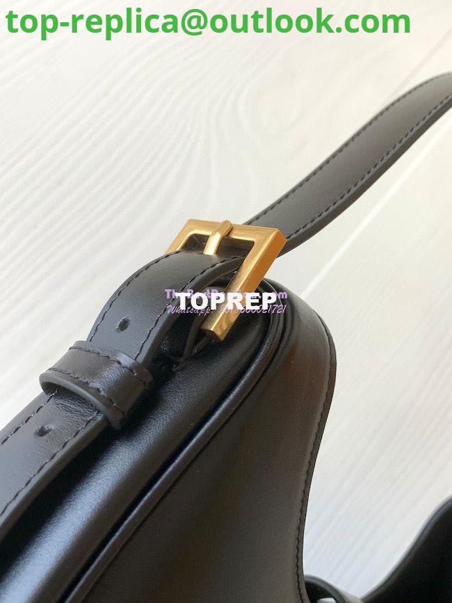 Replica YSL Saint Laurent Le Fermoir Hobo Bag In Shiny Leather 672615 Black 6 Replica YSL Saint Laurent Le Fermoir Hobo Bag In Shiny Leather 672615 Black 6