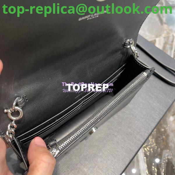 Replica YSL Saint Laurent Kate Chain Wallet With Tassel In Smooth Leather 452159 Black Silver Hardware 7 Replica YSL Saint Laurent Kate Chain Wallet With Tassel In Smooth Leather 452159 Black Silver Hardware 7