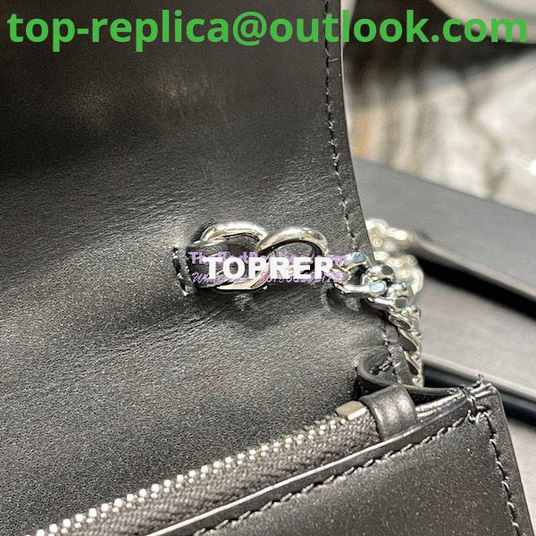 Replica YSL Saint Laurent Kate Chain Wallet With Tassel In Smooth Leather 452159 Black Silver Hardware 10 Replica YSL Saint Laurent Kate Chain Wallet With Tassel In Smooth Leather 452159 Black Silver Hardware 10