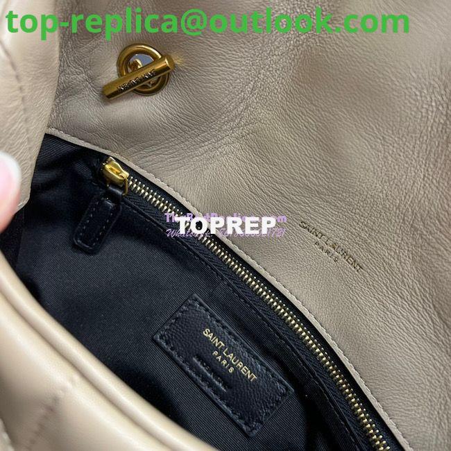 Replica YSL Saint Laurent Mini Loulou Puffer Toy Bag In Quilted Lambskin Beige 8 Replica YSL Saint Laurent Mini Loulou Puffer Toy Bag In Quilted Lambskin Beige 8