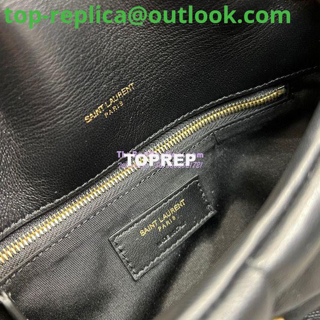 Replica YSL Saint Laurent Mini Loulou Puffer Toy Bag In Quilted Lambskin Black in Gold Hardware 11 Replica YSL Saint Laurent Mini Loulou Puffer Toy Bag In Quilted Lambskin Black in Gold Hardware 11