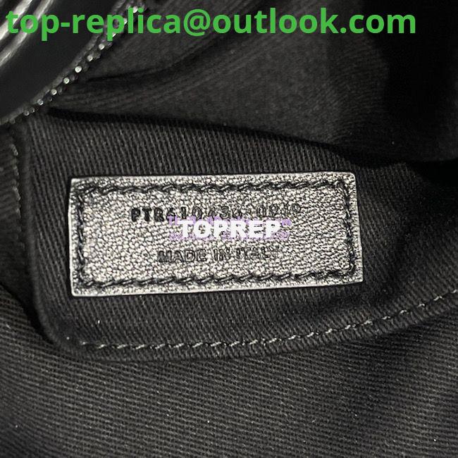 Replica YSL Yves Saint Laurent Vinyle Round Camera Bag In Chevron-quilted Grain De Poudre Embossed Leather 6104361 All Black 8 Replica YSL Yves Saint Laurent Vinyle Round Camera Bag In Chevron-quilted Grain De Poudre Embossed Leather 6104361 All Black 8