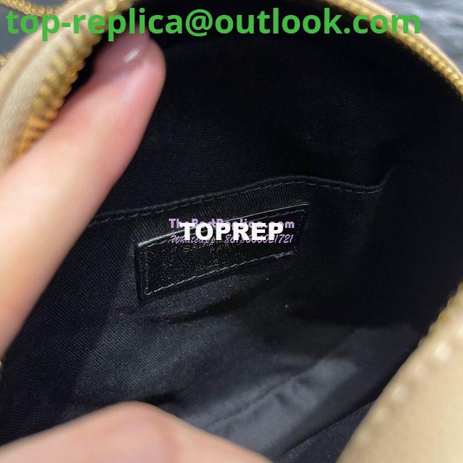 Replica YSL Yves Saint Laurent Vinyle Round Camera Bag In Chevron-quilted Grain De Poudre Embossed Leather 6104361 Beige 7 Replica YSL Yves Saint Laurent Vinyle Round Camera Bag In Chevron-quilted Grain De Poudre Embossed Leather 6104361 Beige 7