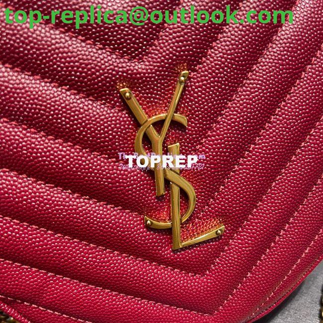 Replica YSL Yves Saint Laurent Vinyle Round Camera Bag In Chevron-quilted Grain De Poudre Embossed Leather 6104361 Red 6 Replica YSL Yves Saint Laurent Vinyle Round Camera Bag In Chevron-quilted Grain De Poudre Embossed Leather 6104361 Red 6
