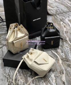 Replica YSL Saint Laurent Joe Backpack In Lambskin 672609 Black