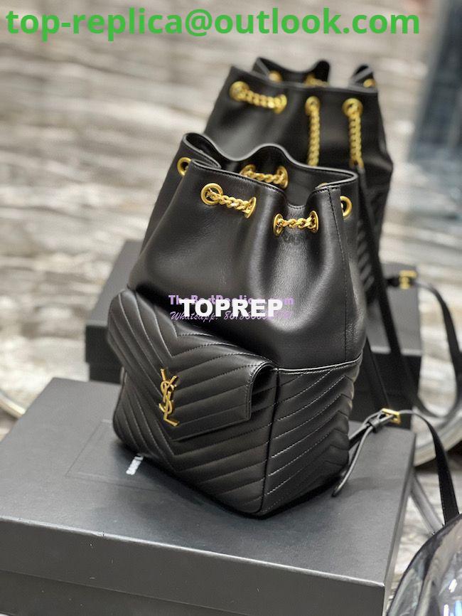 Replica YSL Saint Laurent Joe Backpack In Lambskin 672609 Black 4 Replica YSL Saint Laurent Joe Backpack In Lambskin 672609 Black 4