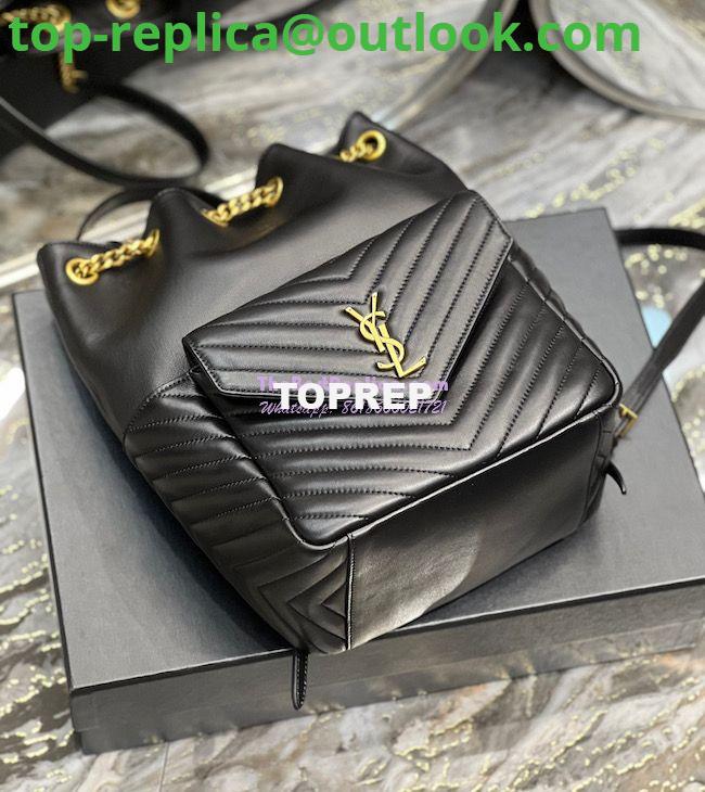 Replica YSL Saint Laurent Joe Backpack In Lambskin 672609 Black 9 Replica YSL Saint Laurent Joe Backpack In Lambskin 672609 Black 9