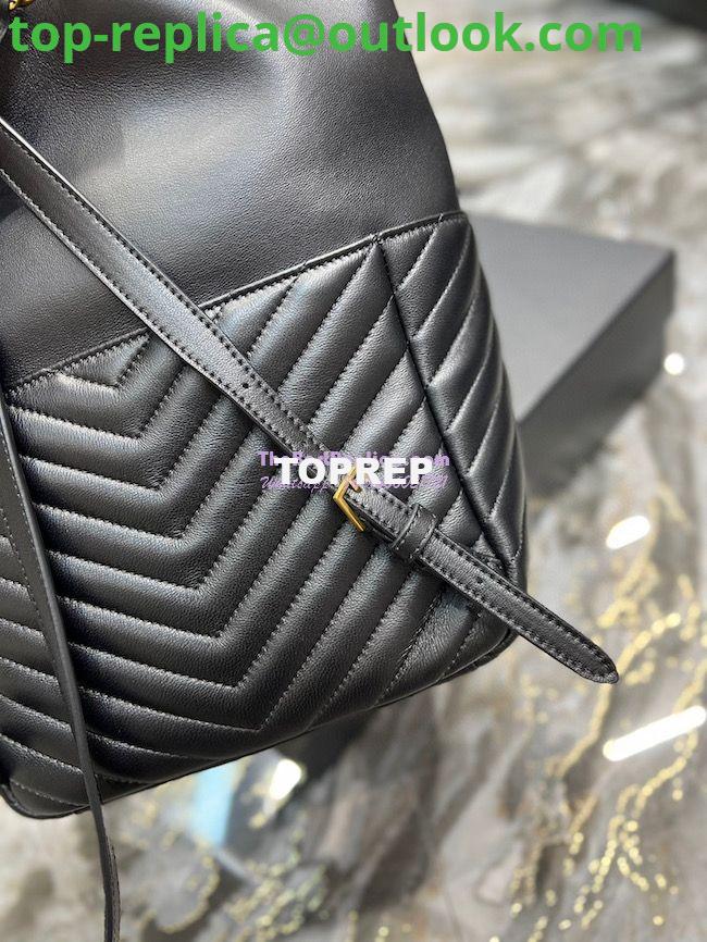Replica YSL Saint Laurent Joe Backpack In Lambskin 672609 Black 11 Replica YSL Saint Laurent Joe Backpack In Lambskin 672609 Black 11