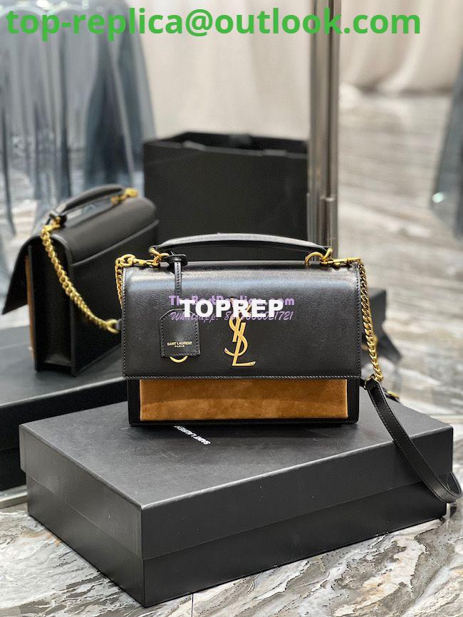 Replica YSL Saint Laurent Medium Sunset Satchel In Shiny Vegetable-tanned Leather 634723 Military Taupe Replica YSL Saint Laurent Medium Sunset Satchel In Shiny Vegetable-tanned Leather 634723 Military Taupe