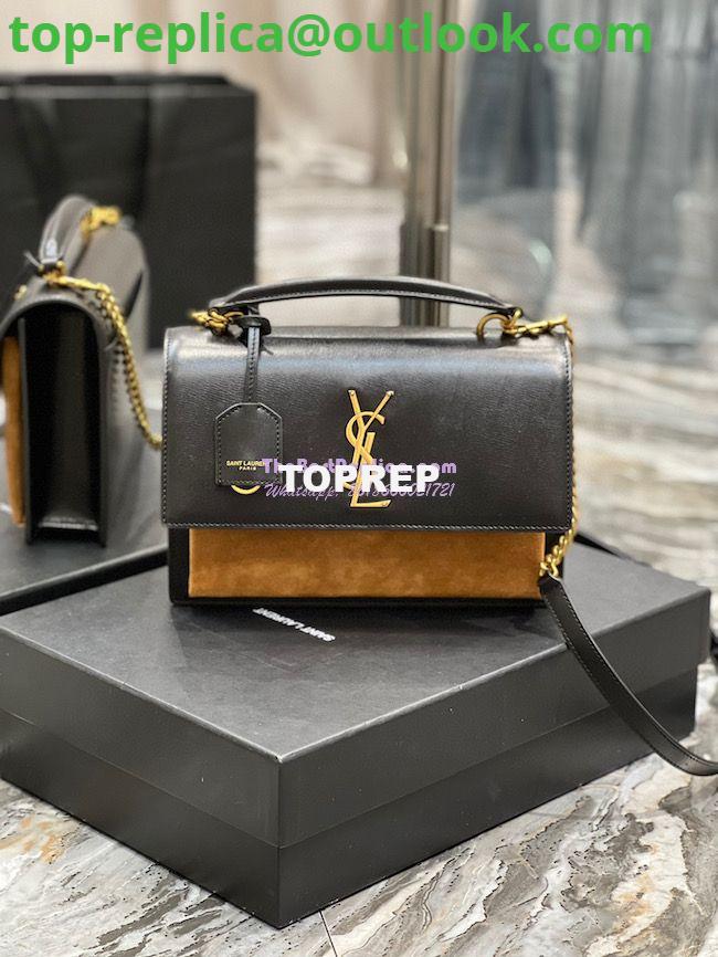 Replica YSL Saint Laurent Medium Sunset Satchel In Shiny Vegetable-tanned Leather 634723 Military Taupe 3 Replica YSL Saint Laurent Medium Sunset Satchel In Shiny Vegetable-tanned Leather 634723 Military Taupe 3