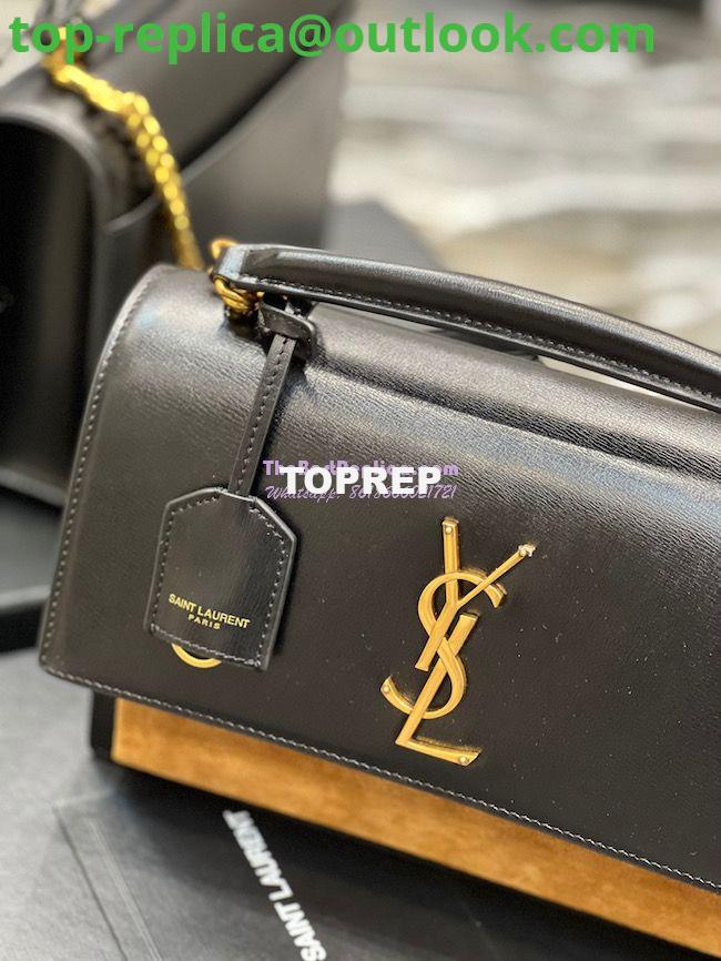 Replica YSL Saint Laurent Medium Sunset Satchel In Shiny Vegetable-tanned Leather 634723 Military Taupe 4 Replica YSL Saint Laurent Medium Sunset Satchel In Shiny Vegetable-tanned Leather 634723 Military Taupe 4