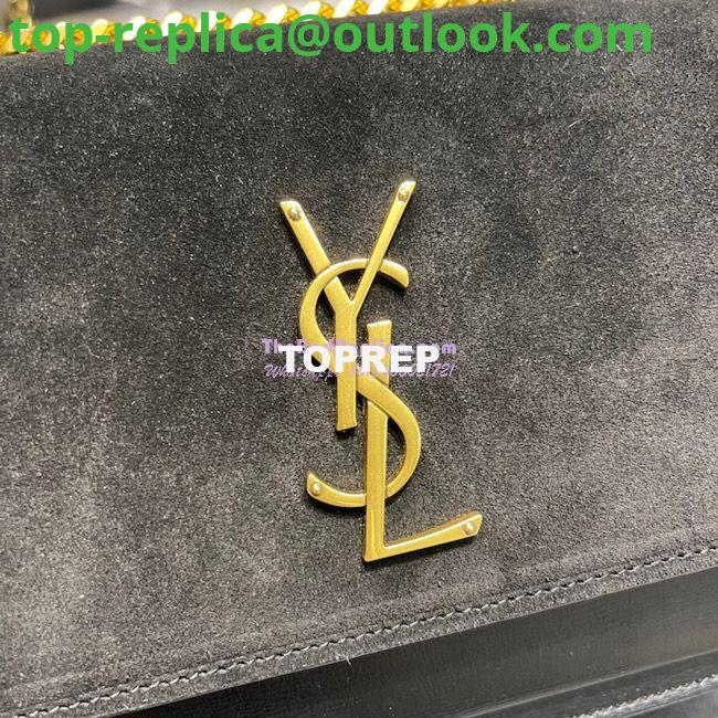 Replica YSL Saint Laurent Medium Sunset Satchel In Suede and Smooth Leather 442906 Black 4 Replica YSL Saint Laurent Medium Sunset Satchel In Suede and Smooth Leather 442906 Black 4