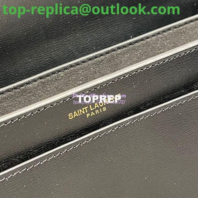 Replica YSL Saint Laurent Medium Sunset Satchel In Suede and Smooth Leather 442906 Black 9 Replica YSL Saint Laurent Medium Sunset Satchel In Suede and Smooth Leather 442906 Black 9