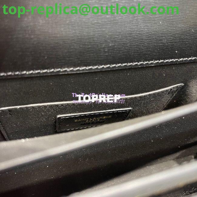 Replica YSL Saint Laurent Medium Sunset Satchel In Suede and Smooth Leather 442906 Black 10 Replica YSL Saint Laurent Medium Sunset Satchel In Suede and Smooth Leather 442906 Black 10