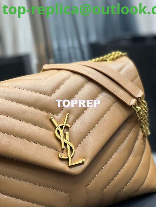 Replica YSL Saint Laurent Medium Loulou Bag In Liege "Y" Matelassé Leather 459749 5