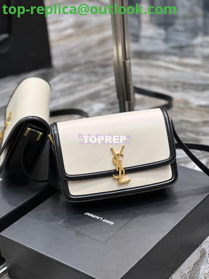 Replica YSL Saint Laurent Solferino Soft Satchel In Box Leather 635025 Blanc Vintage 13 Replica YSL Saint Laurent Solferino Soft Satchel In Box Leather 635025 Blanc Vintage 13