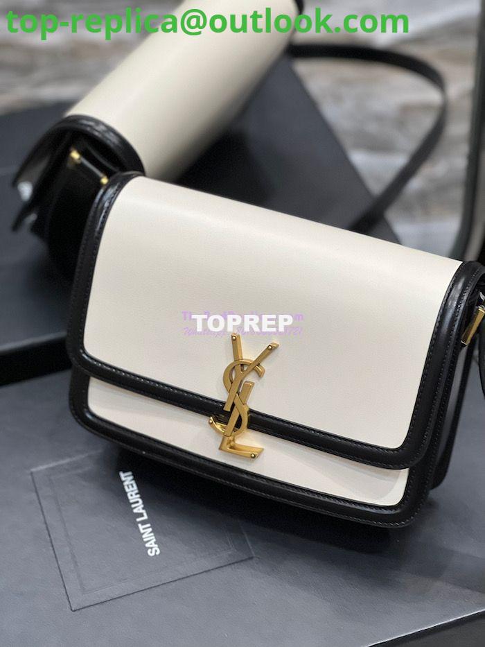 Replica YSL Saint Laurent Solferino Soft Satchel In Box Leather 635025 Blanc Vintage 15 Replica YSL Saint Laurent Solferino Soft Satchel In Box Leather 635025 Blanc Vintage 15