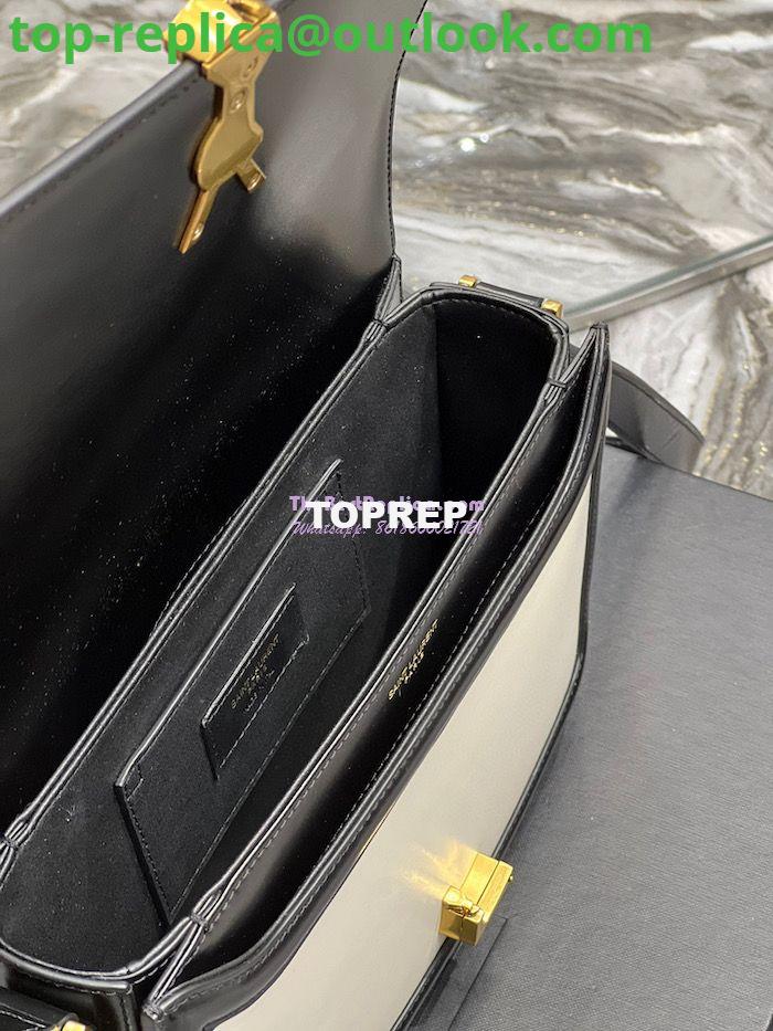 Replica YSL Saint Laurent Solferino Soft Satchel In Box Leather 635025 Blanc Vintage 17 Replica YSL Saint Laurent Solferino Soft Satchel In Box Leather 635025 Blanc Vintage 17