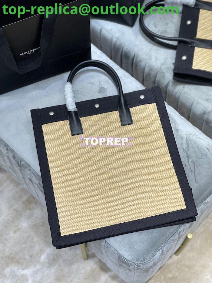 Replica YSL Saint Laurent Rive Gauche N/s Shopping Bag In Felt And Leather 631682 Beige 6 Replica YSL Saint Laurent Rive Gauche N/s Shopping Bag In Felt And Leather 631682 Beige 6