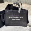 Replica YSL Saint Laurent Rive Gauche N/s Shopping Bag In Felt And Leather 631682 Beige 10 Replica YSL Saint Laurent Rive Gauche N/s Shopping Bag In Felt And Leather 631682 Beige 10