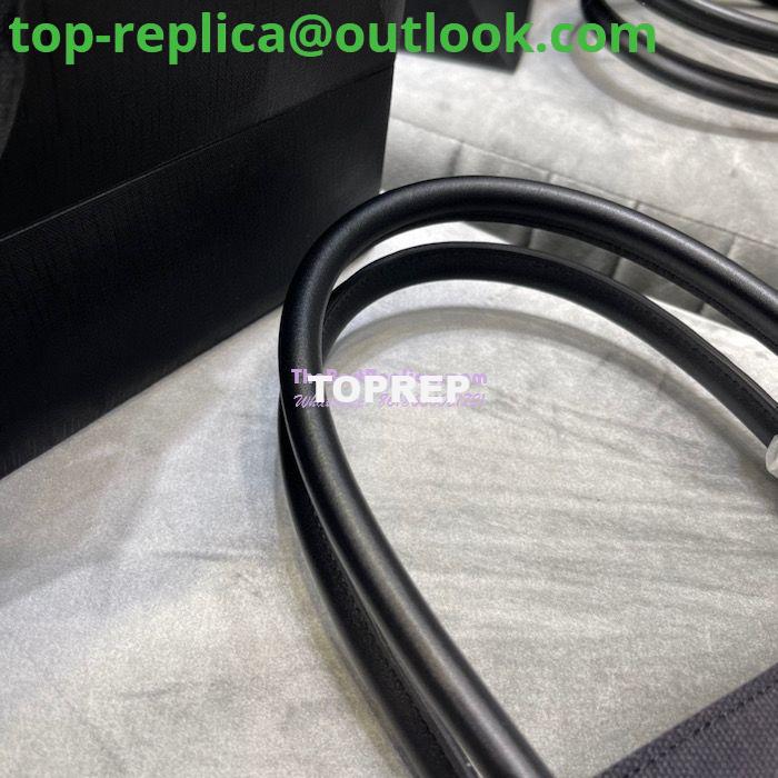 Replica YSL Saint Laurent Rive Gauche Tote Bag In Felt And Leather 499290 Black 6 Replica YSL Saint Laurent Rive Gauche Tote Bag In Felt And Leather 499290 Black 6