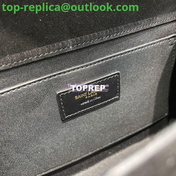 Replica YSL Saint Laurent Envelope Medium Bag In Mix Matelassé Suede Calf 600185 Black 10 Replica YSL Saint Laurent Envelope Medium Bag In Mix Matelassé Suede Calf 600185 Black 10