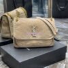 Replica YSL Saint Laurent Niki Medium In Quilted Suede And Smooth Leather 6331581 Dark Green 15