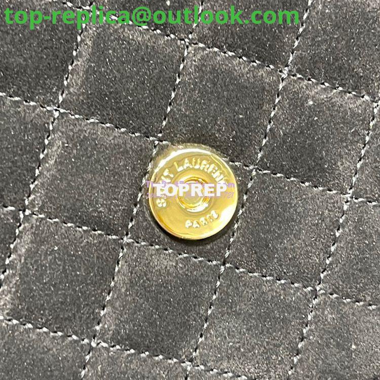 Replica YSL Saint Laurent Envelope Medium Bag In Mix Matelassé Suede Calf 600185 Black 11 Replica YSL Saint Laurent Envelope Medium Bag In Mix Matelassé Suede Calf 600185 Black 11