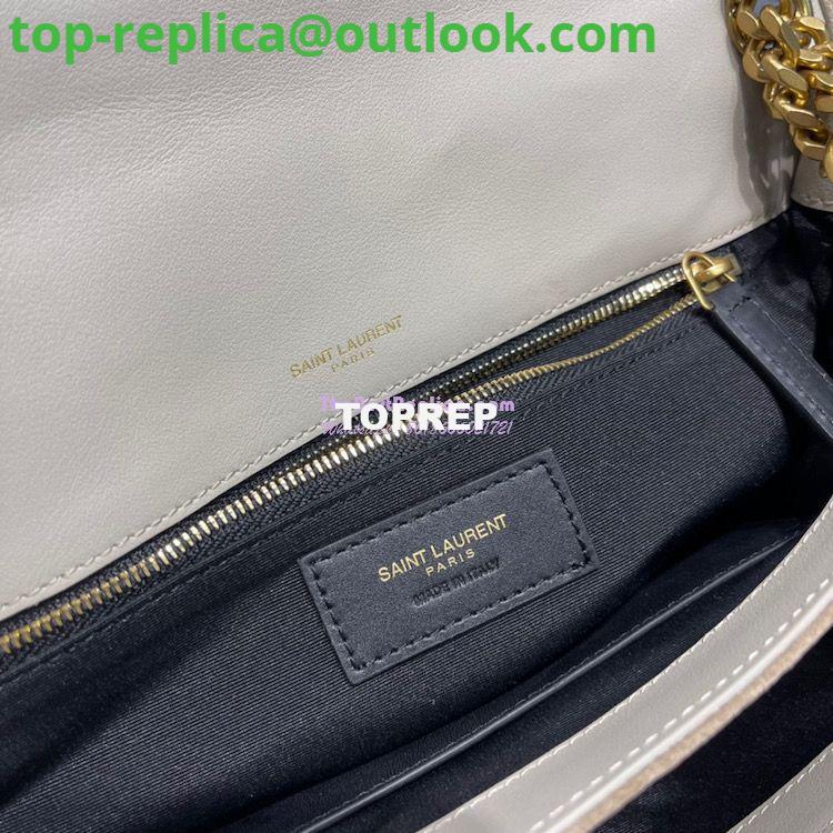 Replica YSL Saint Laurent Niki Medium In Quilted Suede And Smooth Leather 6331581 Beige 10 Replica YSL Saint Laurent Niki Medium In Quilted Suede And Smooth Leather 6331581 Beige 10