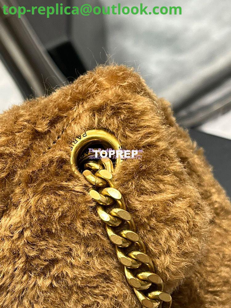 Replica YSL Saint Laurent Puffer Small Medium Bag In Merino Shearling And Lambskin 577476 Caramel 6 Replica YSL Saint Laurent Puffer Small Medium Bag In Merino Shearling And Lambskin 577476 Caramel 6