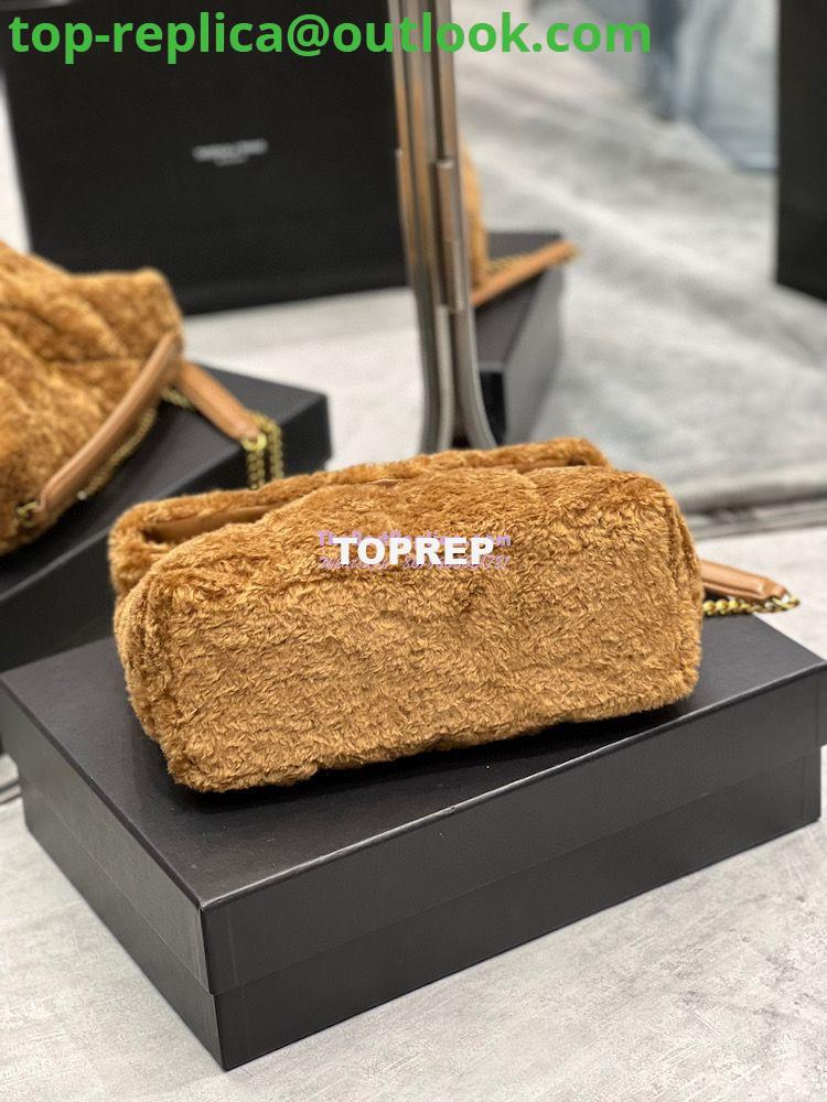 Replica YSL Saint Laurent Puffer Small Medium Bag In Merino Shearling And Lambskin 577476 Caramel 11 Replica YSL Saint Laurent Puffer Small Medium Bag In Merino Shearling And Lambskin 577476 Caramel 11